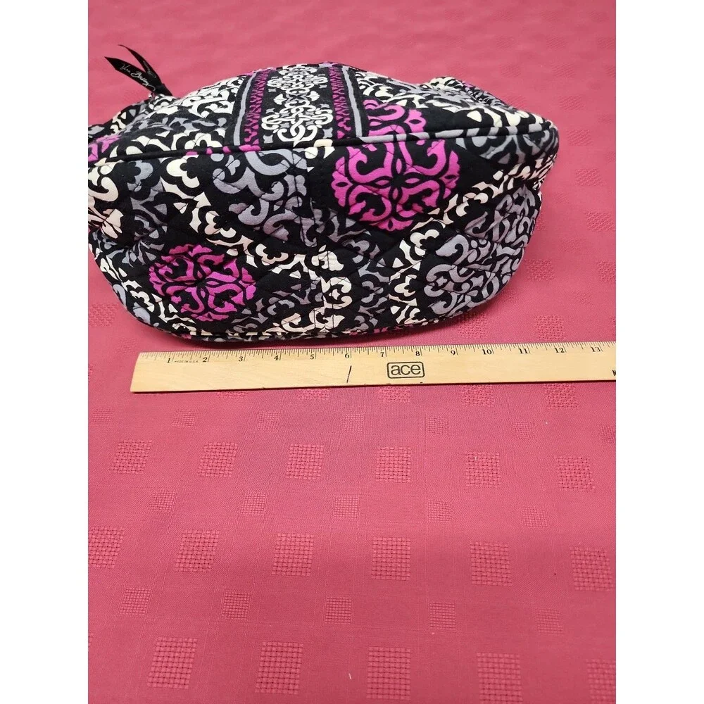 Vera Bradley Crossbody Bag  Canterbury Magenta Top Zip Adjustable Strap Retired